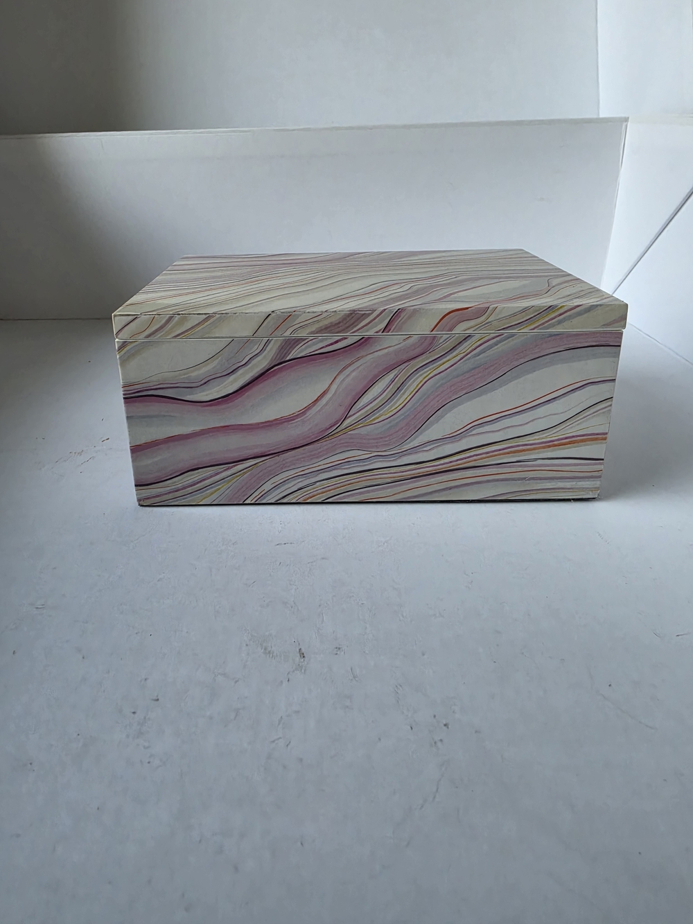 Jonathan Adler Marbled Decorative Storage Box - Picture 12 of 14